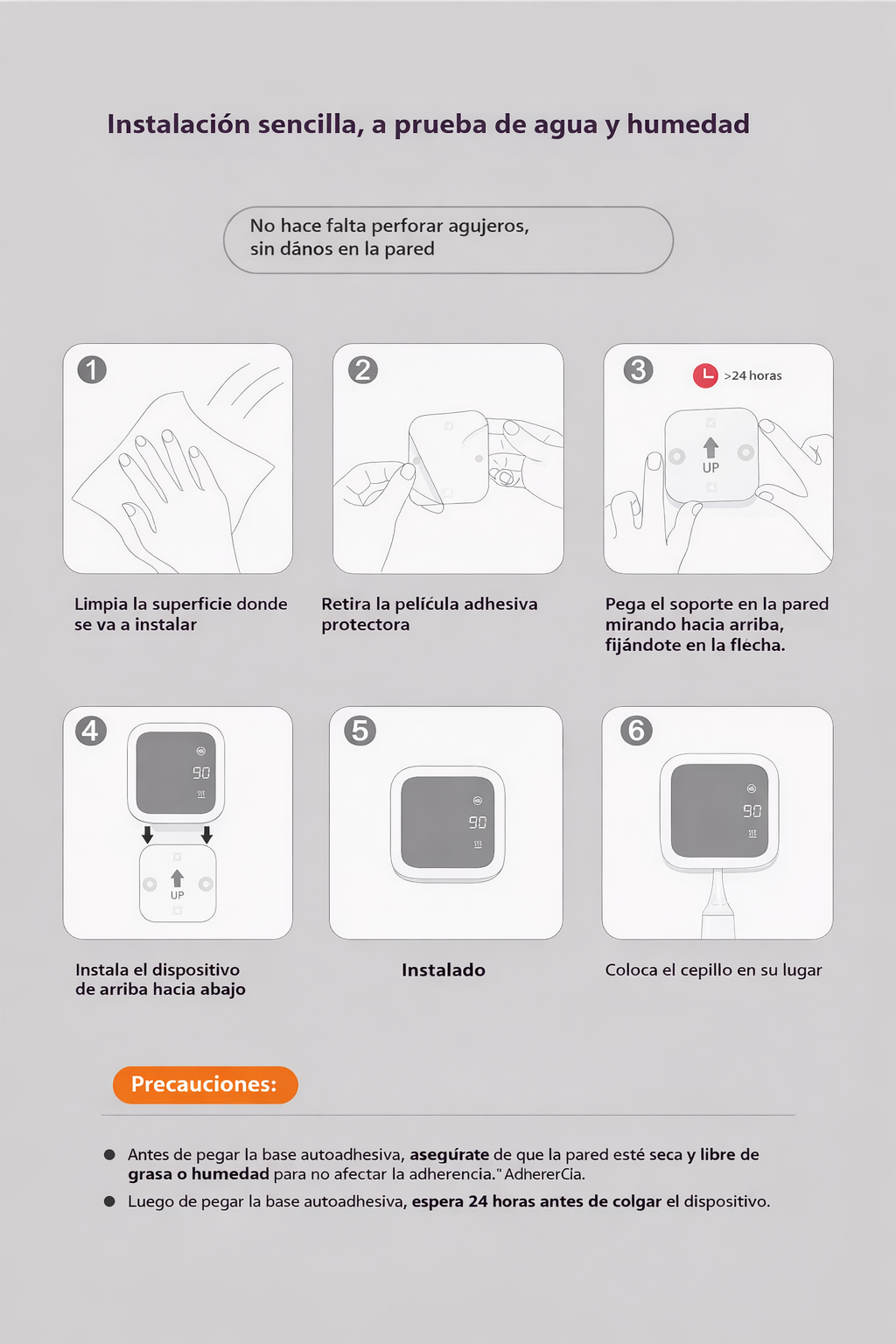 CleanBrush UV - Esterilizador UV Portátil para Cepillos Dentales